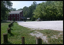 parking area at Adams Mill