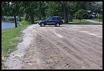 parking area at Foster Park