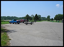 parking area at Kokomo Reservoir Boat Ramp