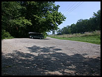 parking area at Pe-Che-Wa Access Site