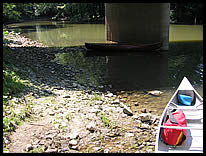 parking area at Reservoir Spillway