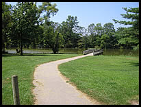 path to the river at Wildcat Creek Reservoir Park