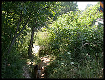 path to the river at Reservoir Spillway