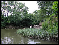 portage right at Crystal Street Dam