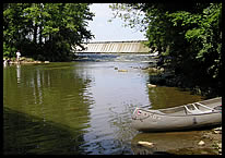 reservoir spillway put-in