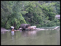 portage river left at Waterworks Dam